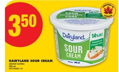 DAIRYLAND SOUR CREAM, 500 mL