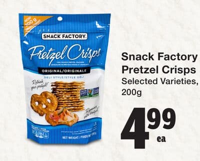 Snack Factory Pretzel Crisps