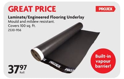 Laminate/Engineered Flooring Underlay