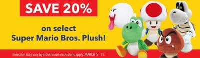 Select Super Mario Bros. Plush!