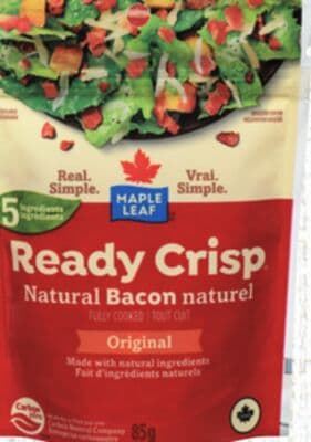 Maple Leaf Natural Smoked Side Bacon