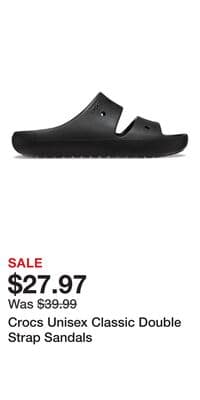 Crocs Unisex Classic Double Strap Sandals