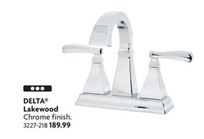 Lakewood Chrome finish Lavatory faucets