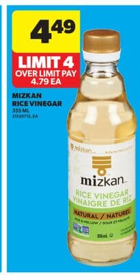 MIZKAN RICE VINEGAR, 355 ML