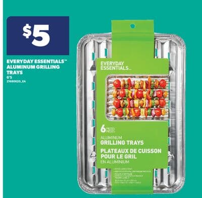 EVERYDAY ESSENTIALS™ ALUMINUM GRILLING TRAYS, 6'S