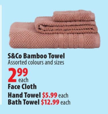 S&Co Bamboo Towel