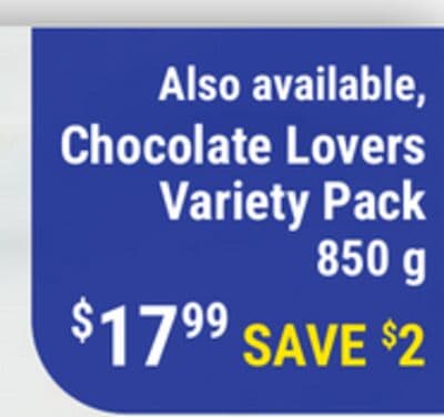 Chocolate Lovers Variety Pack