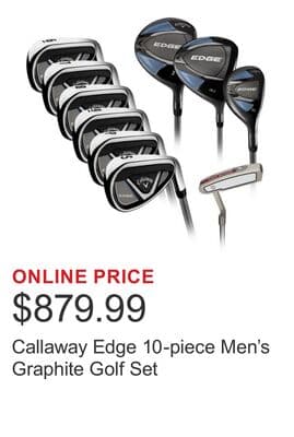 Callaway Edge 10-piece Men's Graphite Golf Set