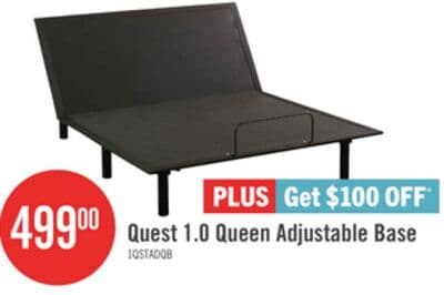 Quest 1.0 Queen Adjustable Base