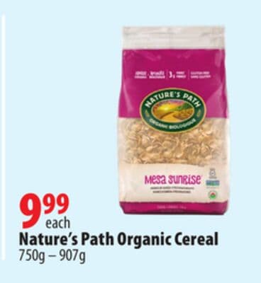 Nature's Path Organic Cereal