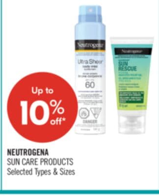 NEUTROGENA SUN CARE PRODUCTS