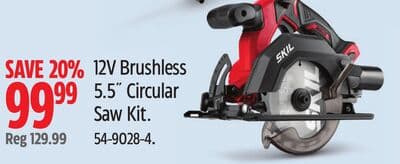 SKIL 12V Brushless 5.5˝ Circular Saw Kit.