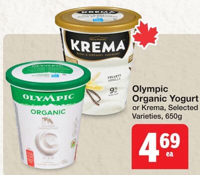 Olympic Organic Yogurt