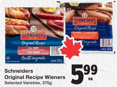 Schneiders Original Recipe Wieners