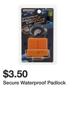 Secure Waterproof Padlock
