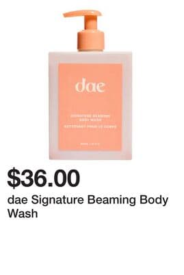 dae Signature Beaming Body Wash
