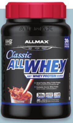Allmax AllWhey protein powder