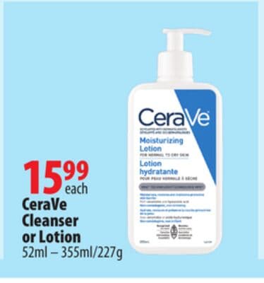 CeraVe Cleanser or Lotion