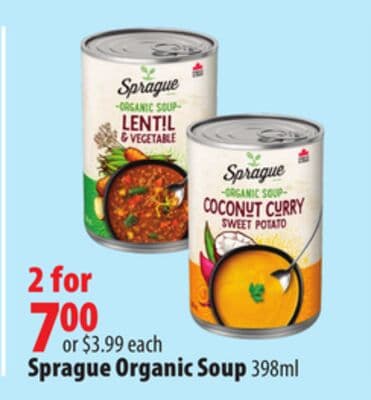 Sprague Organic Soup