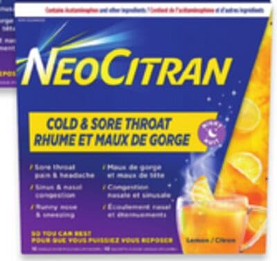 NeoCitran Cold & Sore Throat