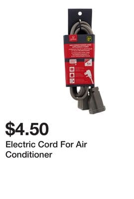 Electric Cord For Air Conditioner