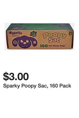 Sparky Poopy Sac, 160 Pack