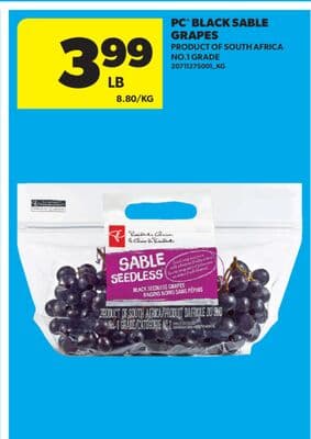 PC® BLACK SABLE GRAPES