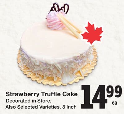 Strawberry Truffle Cake