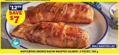 MAPLEWOOD SMOKED BACON WRAPPED SALMON