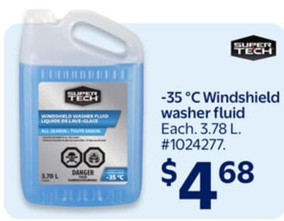 -35 °C Windshield washer fluid