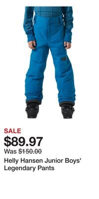 Helly Hansen Junior Boys' Legendary Pants