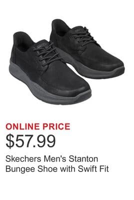 Skechers Men's Stanton Bungee Shoe with Swift Fit