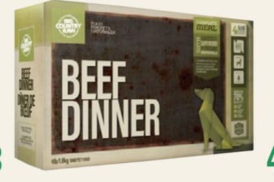 Big Country Raw Beef Dinner Carton Dog Food