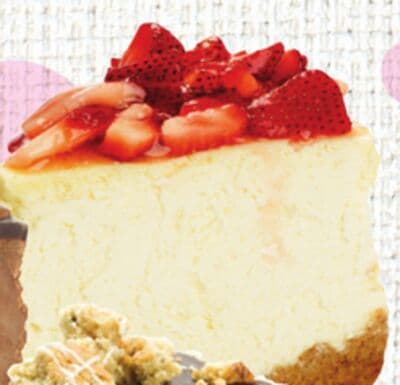 Cheesecake Slices Baked from Scratch In-Store