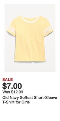 Old Navy Softest Short-Sleeve T-Shirt for Girls