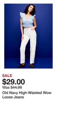 Old Navy High-Waisted Wow Loose Jeans