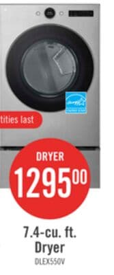 LG 7.4 Cu. Ft. Smart Electric Dryer with Steam - Graphite Steel - Stackable - DLEX5500V