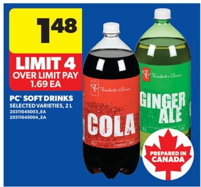 PC® SOFT DRINKS, 2 L
