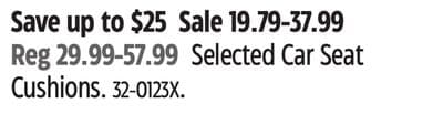 AutoTrends Selected Car Seat Cushions