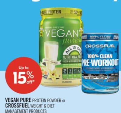 VEGAN PURE PROTEIN POWDER OR CROSSFUEL WEIGHT & DIET MANAGEMENT PRODUCT