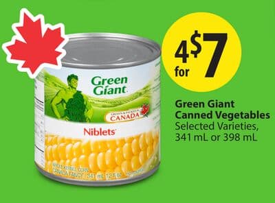 Green Giant Canned Vegetables