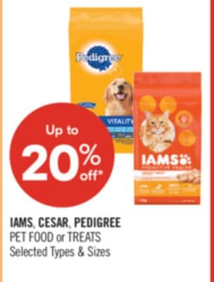 LAMS, CESAR, PEDIGREE PET FOOD or TREATS