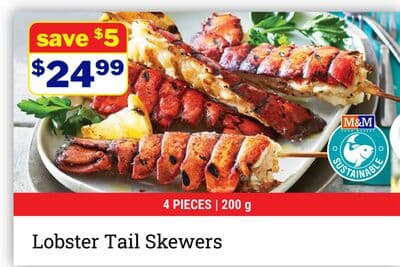 Lobster Tail Skewers