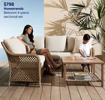 Hometrends Belmont 4-Piece Sectional Set