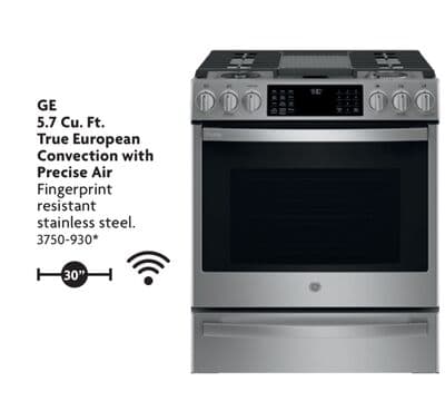 5.7 Cu. Ft. True European Convection with Precise Air
