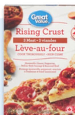 Great Value rising crust pizza