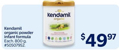 Kendamil organic powder infant formula