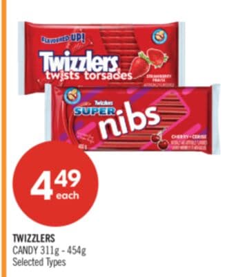 TWIZZLERS CANDY