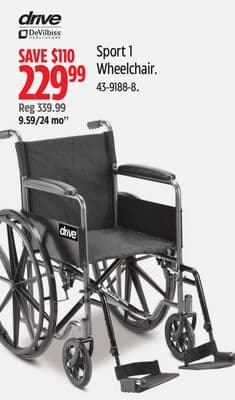 Drive Medical Sport 1 Wheelchair
