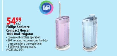 Philips Sonicare Compact Flosser 1000 Oral Irrigator